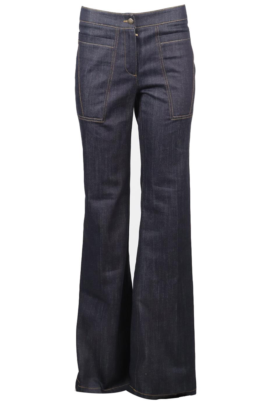 DEREK LAM MID RISE FLARED JEANS US 10 UK 14