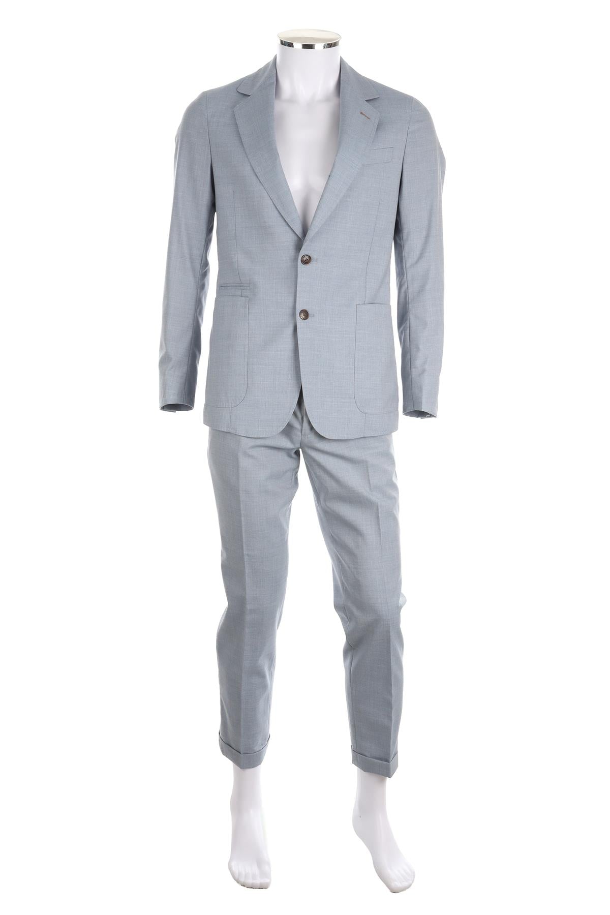 PAUL SMITH BLUE MENS WOOL SUIT UK/US 36 FR 36 IT 46