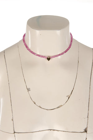 ROXANNE FIRST PINK THE WARRIOR BEAD NECKLACE 34-37 CM