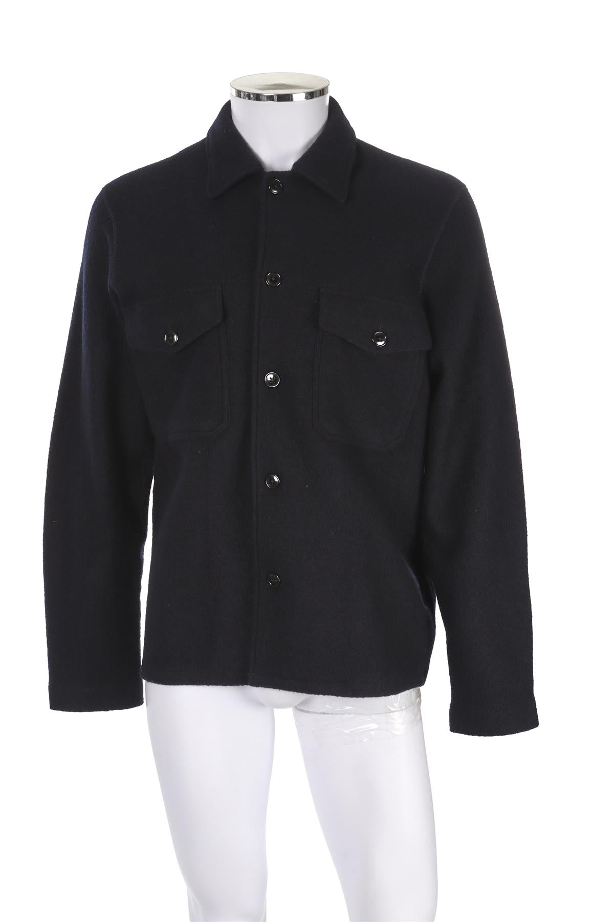 BUCK MASON NAVY MEN'S WOOL JACKET MEDIUM