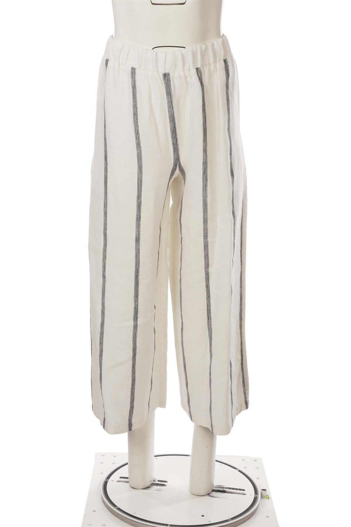 WHITE LINEN TROUSERS