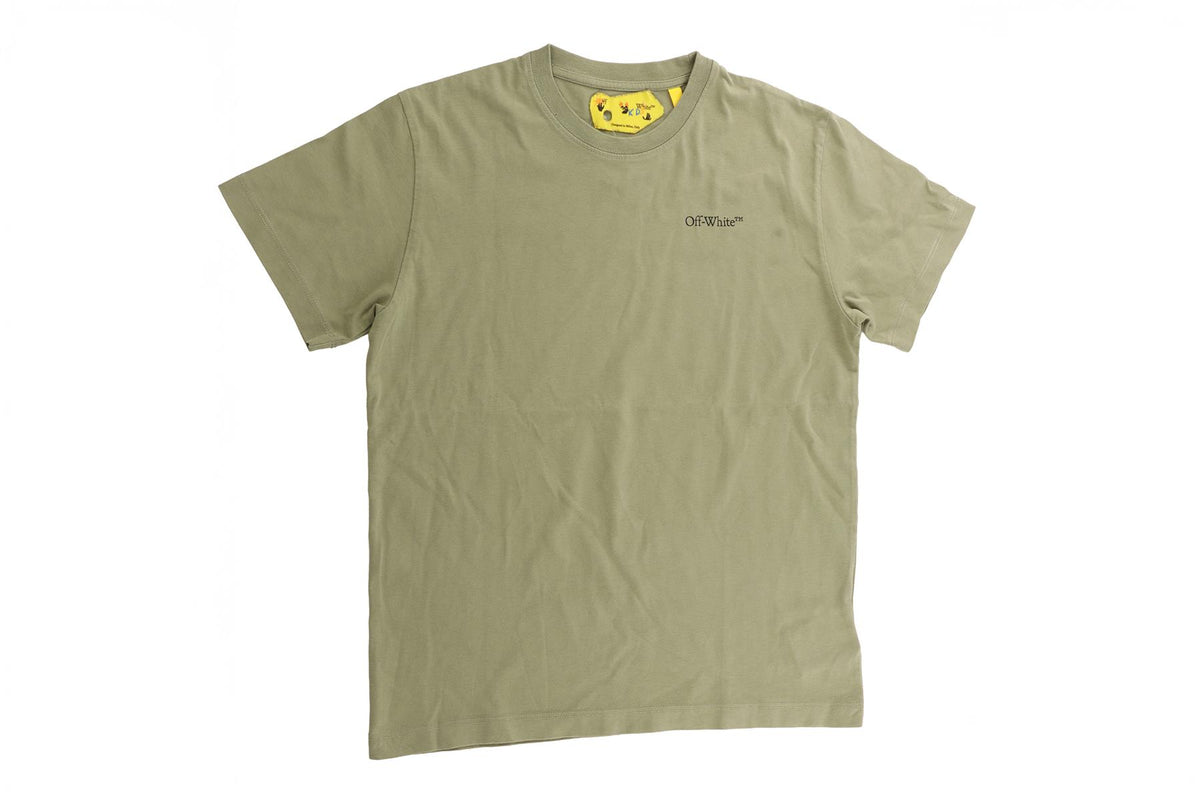 OFF-WHITE GREEN KIDS BOYS T-SHIRT 10 YEARS