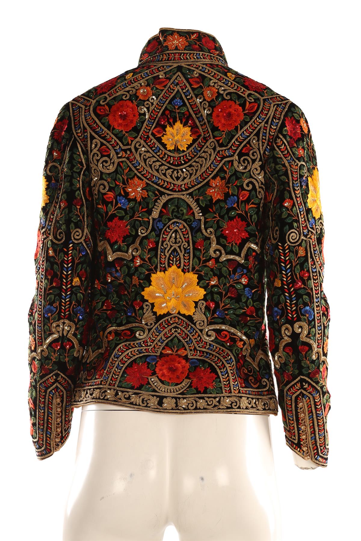 ROHIT BAL MULTI VELVET JACKET SMALL