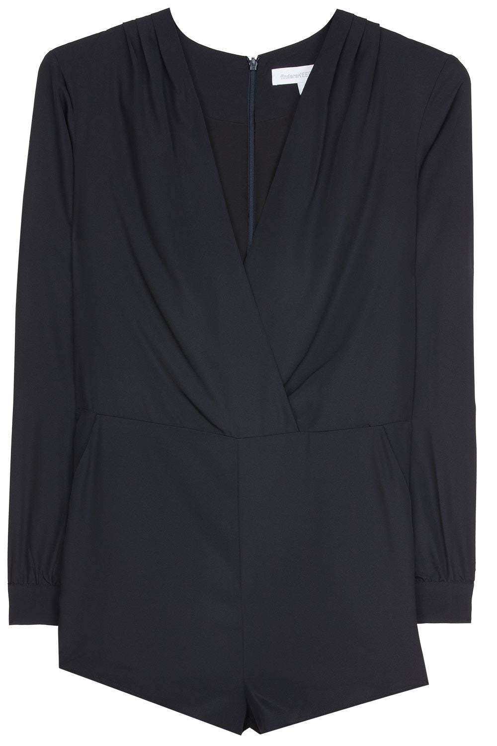 FINDERS KEEPERS GAM PLAN LONG SLEEVE PLAYSUIT SMALL