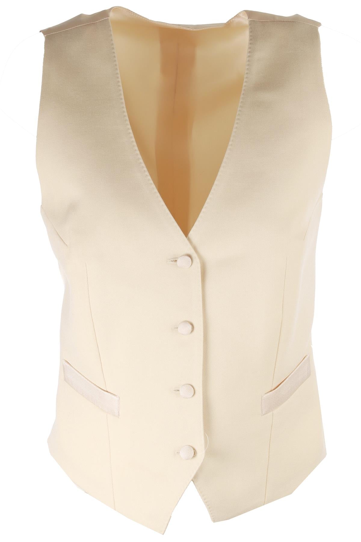 CREAM WOOL WAISTCOAT