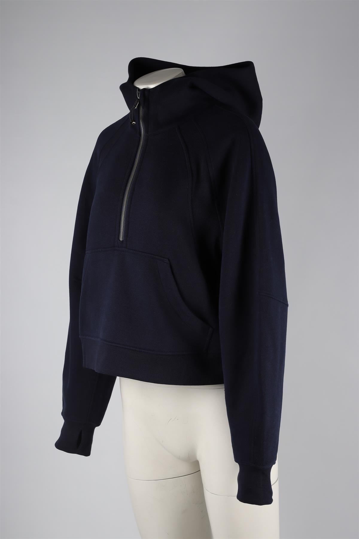 LULULEMON NAVY COTTON HOODIE MEDIUM/LARGE