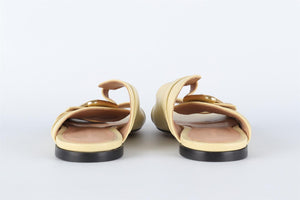 BOTTEGA VENETA YELLOW LEATHER SANDALS EU 39 UK 6 US 9