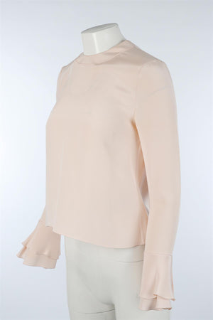 ROKSANDA PINK SILK TOP UK 10
