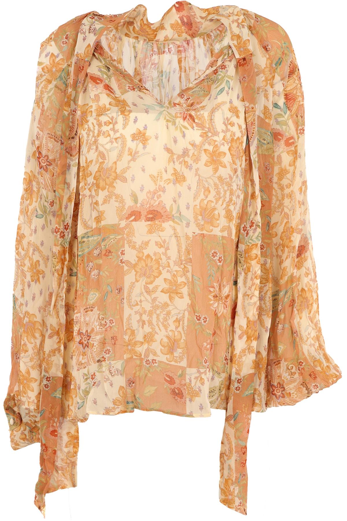 SÉZANE MULTI CHIFFON TOP FR 36 UK 8