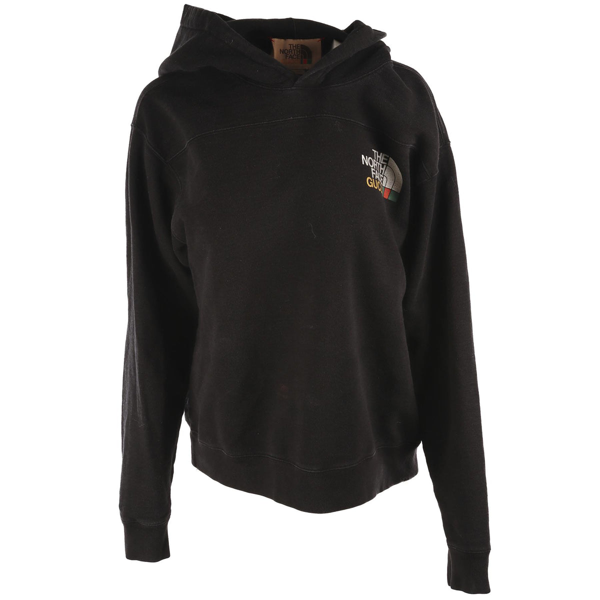 GUCCI + THE NORTH FACE BLACK COTTON HOODIE SMALL