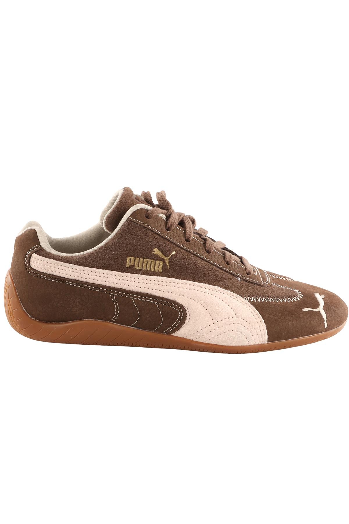 PUMA BROWN SPEEDCAT CHOCOLATE/JASMINE FLOWER SNEAKERS EU 39 UK 5.5 US 7.5