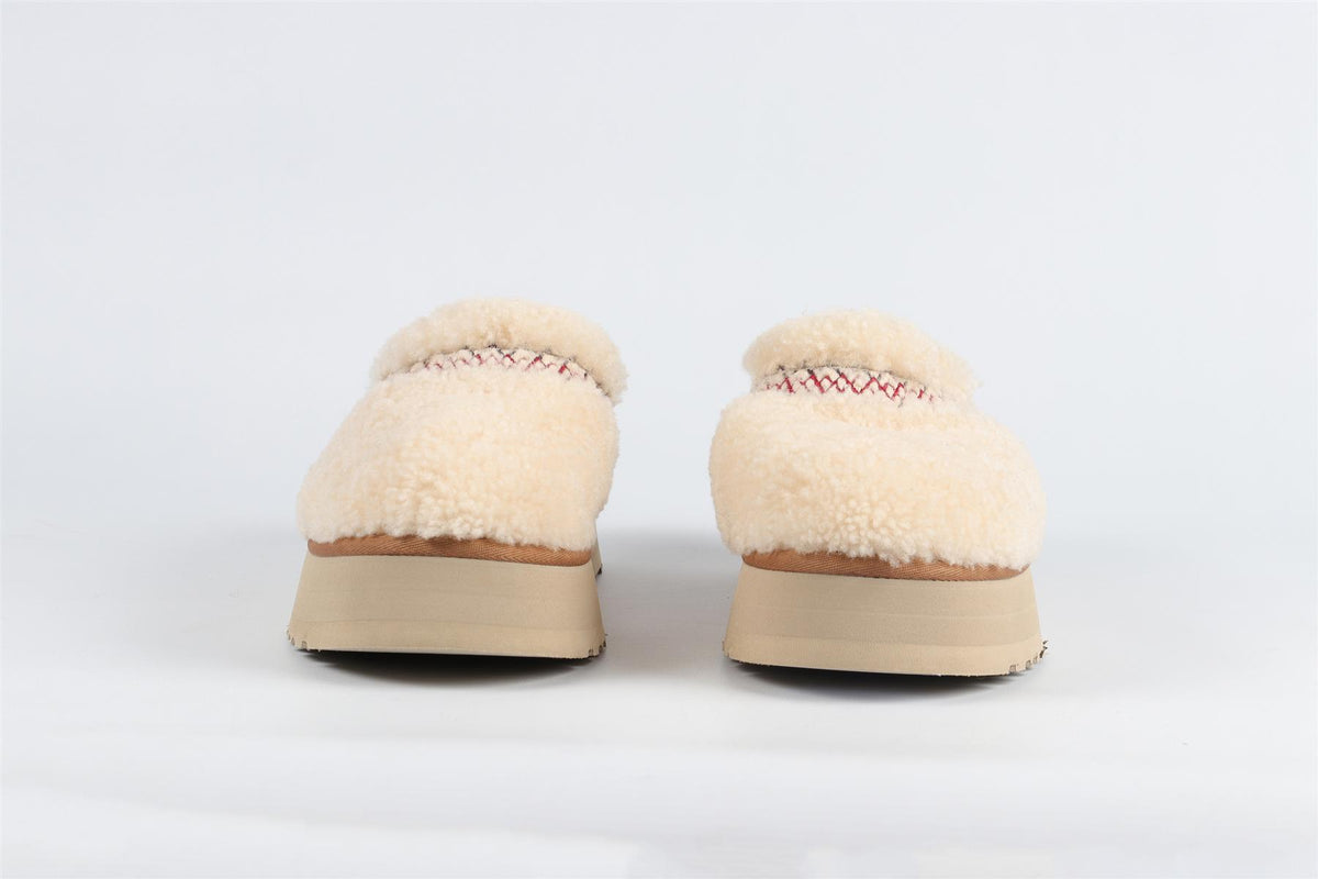 UGG WHITE FAUX SHEARLING SLIPPERS EU 38 UK 5 US 7