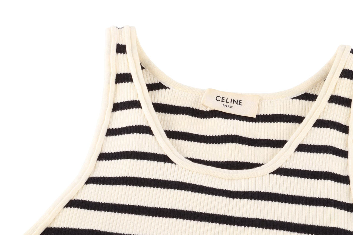 CELINE CREAM COTTON TOP SMALL