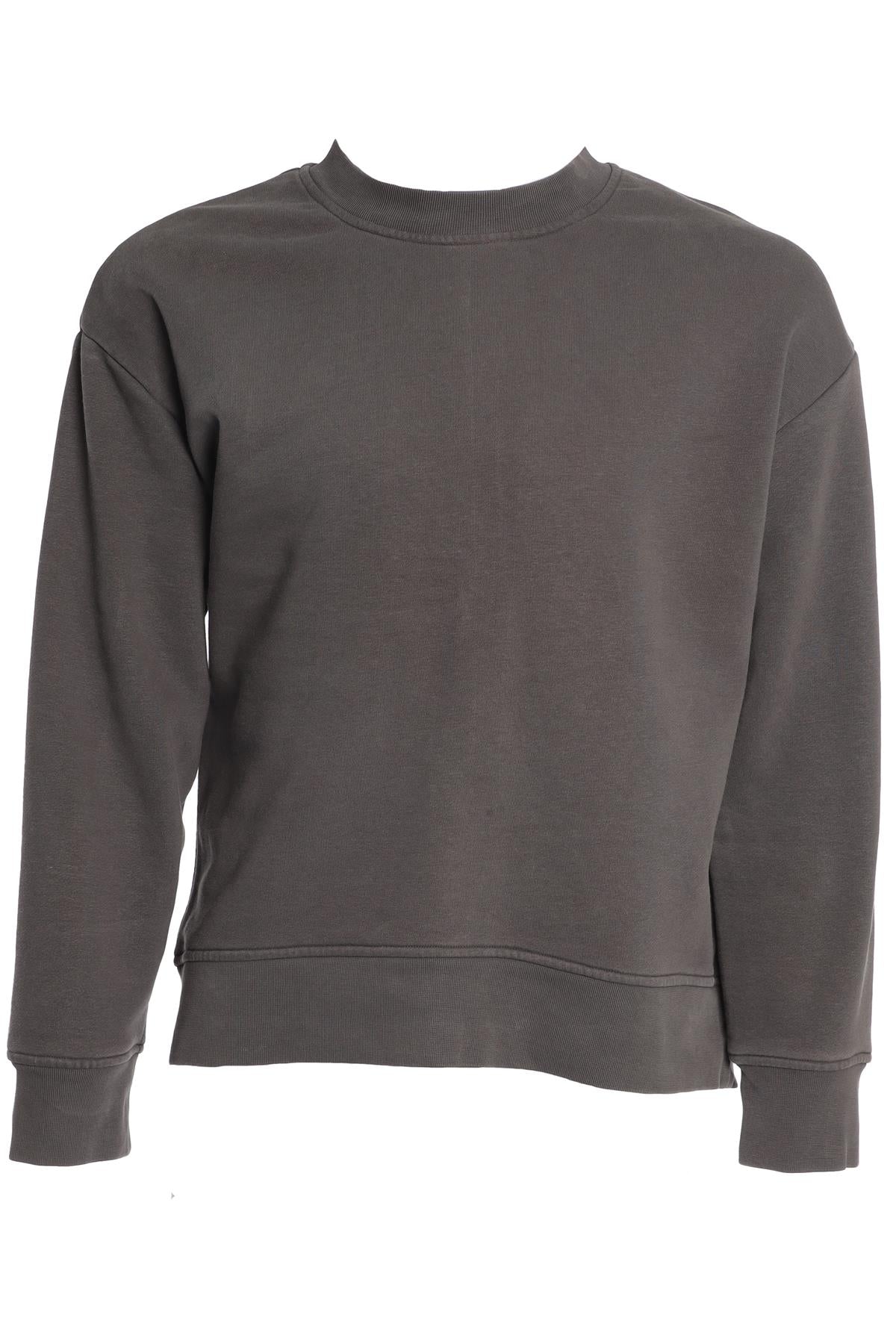 MONCLER GREY MEN'S COTTON SWEATSHIRT XSMALL