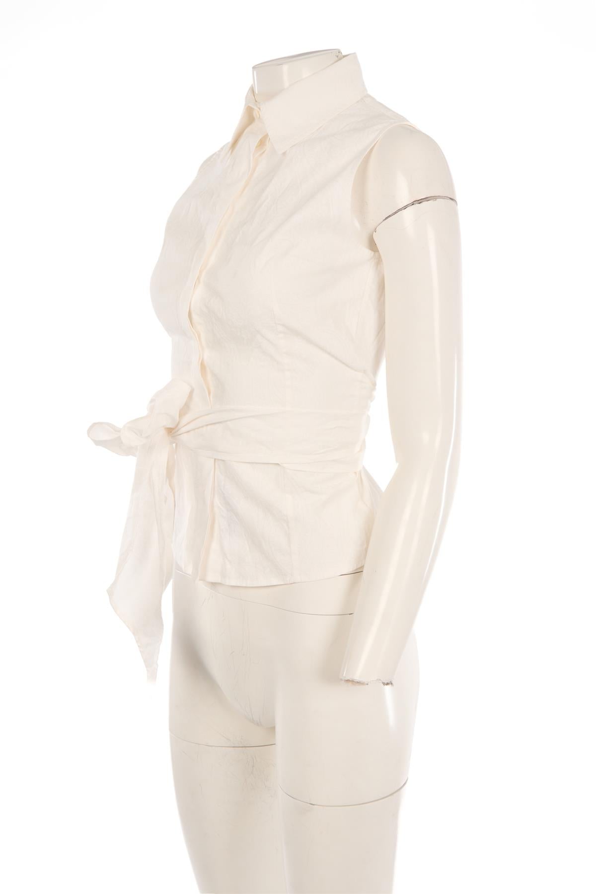 ETRO WHITE COTTON SHIRT IT 42 UK 10