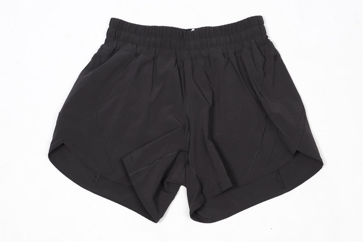 LULULEMON BLACK JERSEY SHORTS US 6 UK 10