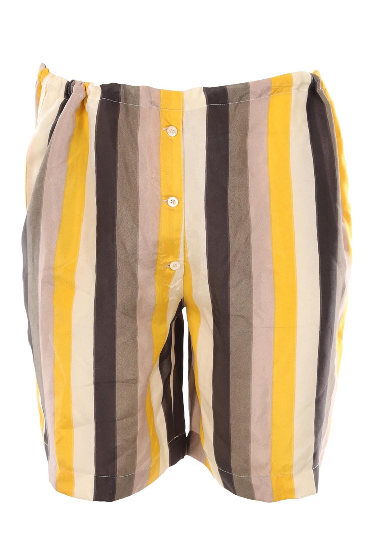 PRADA MULTI SILK SHORTS IT 40 UK 8