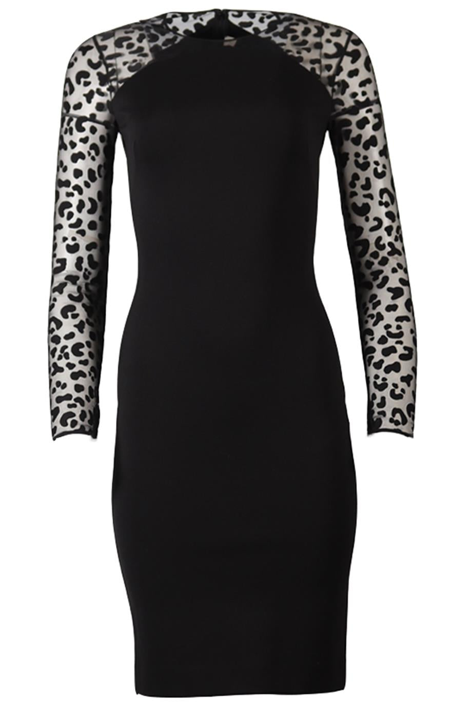 STELLA MCARTNEY TULLE AND CREPE MINI DRESS IT 38 UK 6