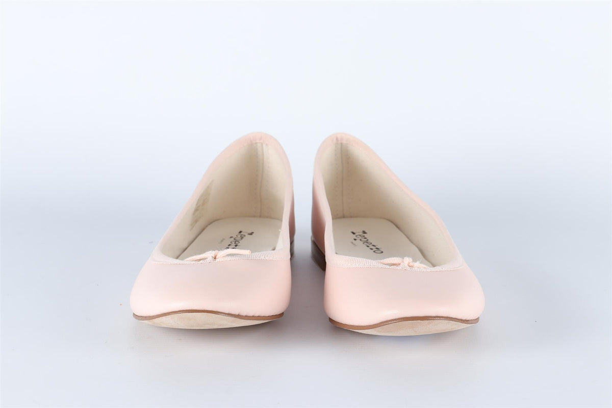 REPETTO PINK LEATHER BALLET FLATS EU 38.5 UK 5.5 US 8.5