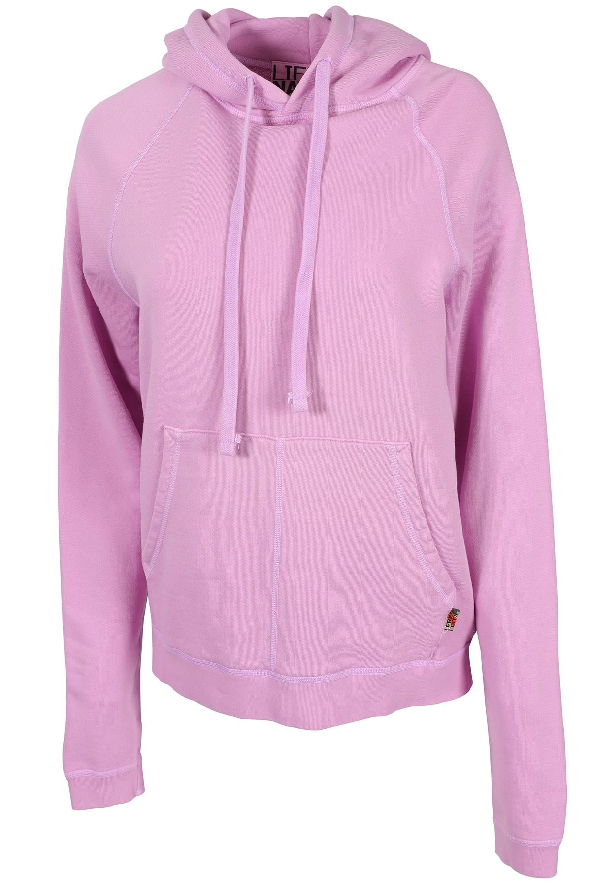 FREE CITY PURPLE COTTON HOODIE US 0 UK 4