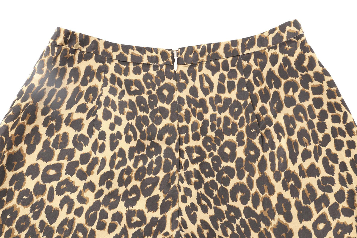 REFORMATION BROWN SILK SHORTS US 2 UK 6