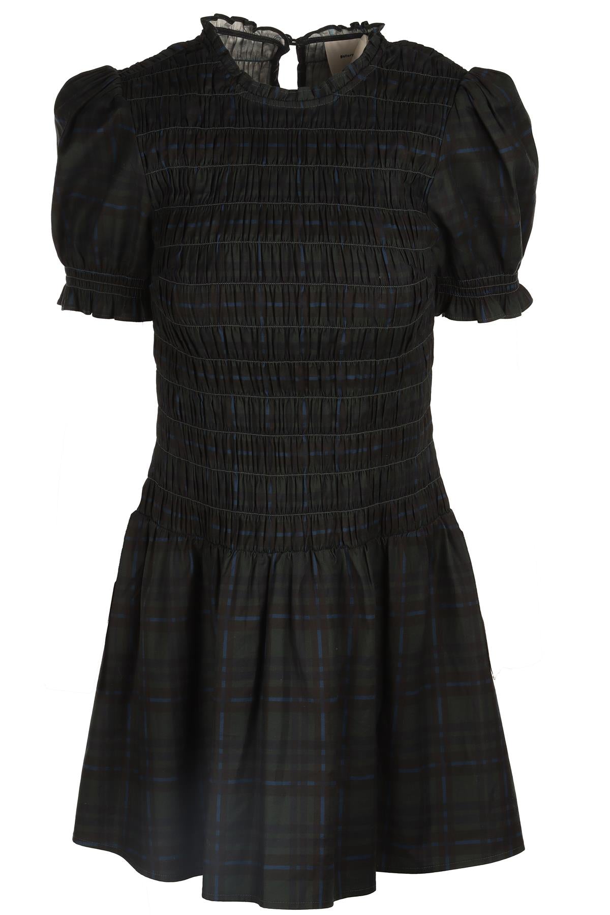 REFORMATION GREEN COTTON MINI DRESS UK 8