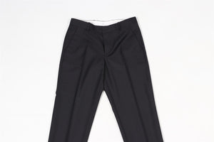 JOSEPH NAVY WOOL STRAIGHT LEG PANTS IT 36 UK 4