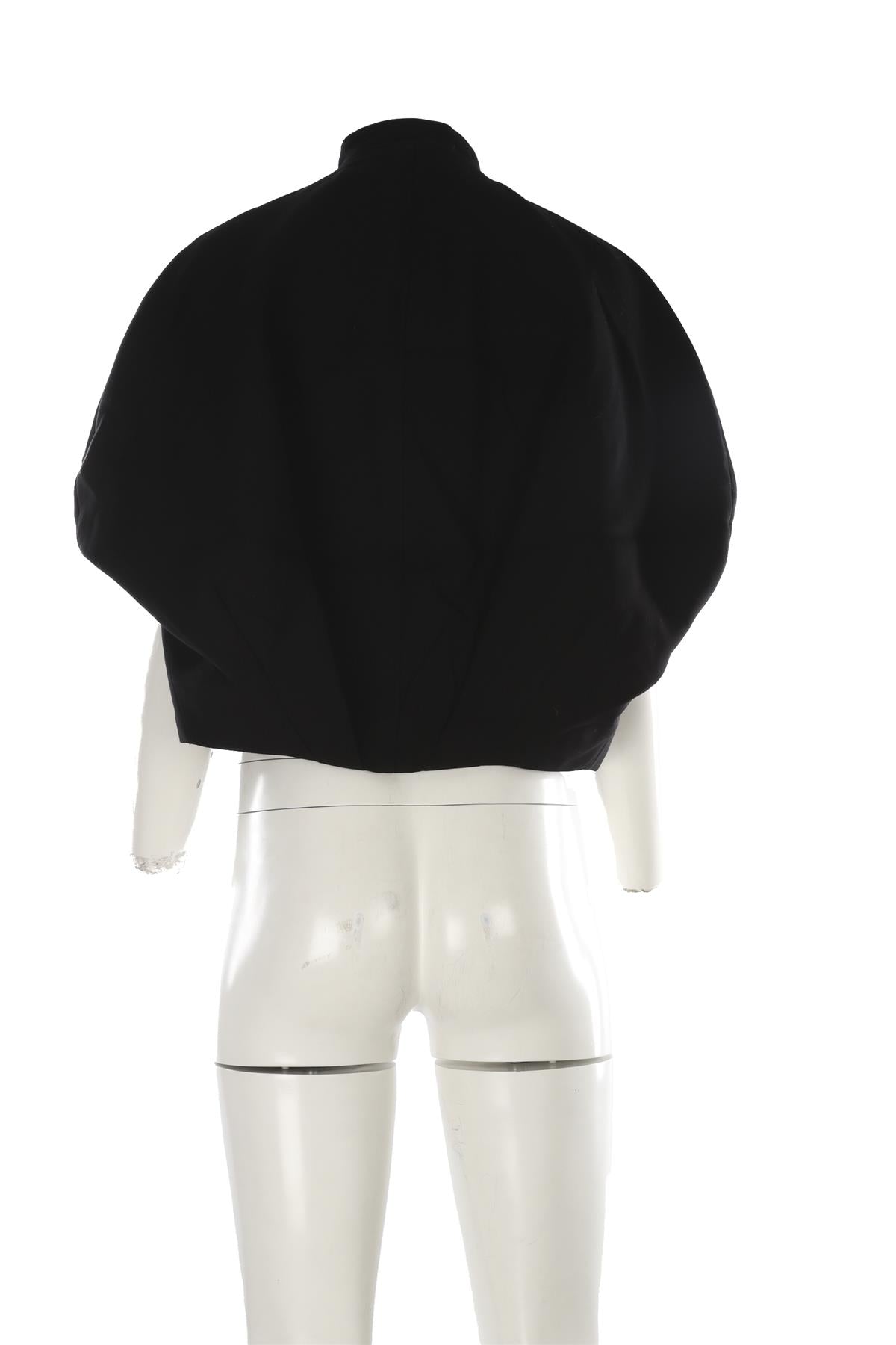 ALEXANDER MCQUEEN BLACK WOOL JACKET IT 40 UK 8