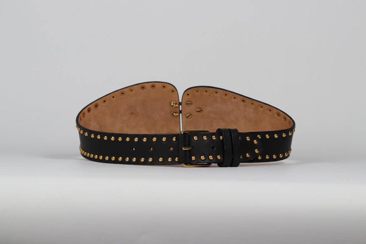 EMILIO PUCCI LEATHER WAIST BELT SMALL