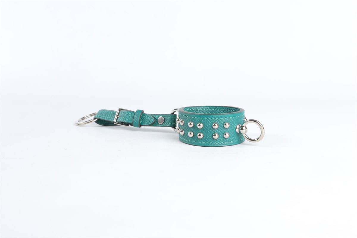 HERMÈS GREEN 2017 COLLIER DE CHIEN EPSOM LEATHER KEYCHAIN
