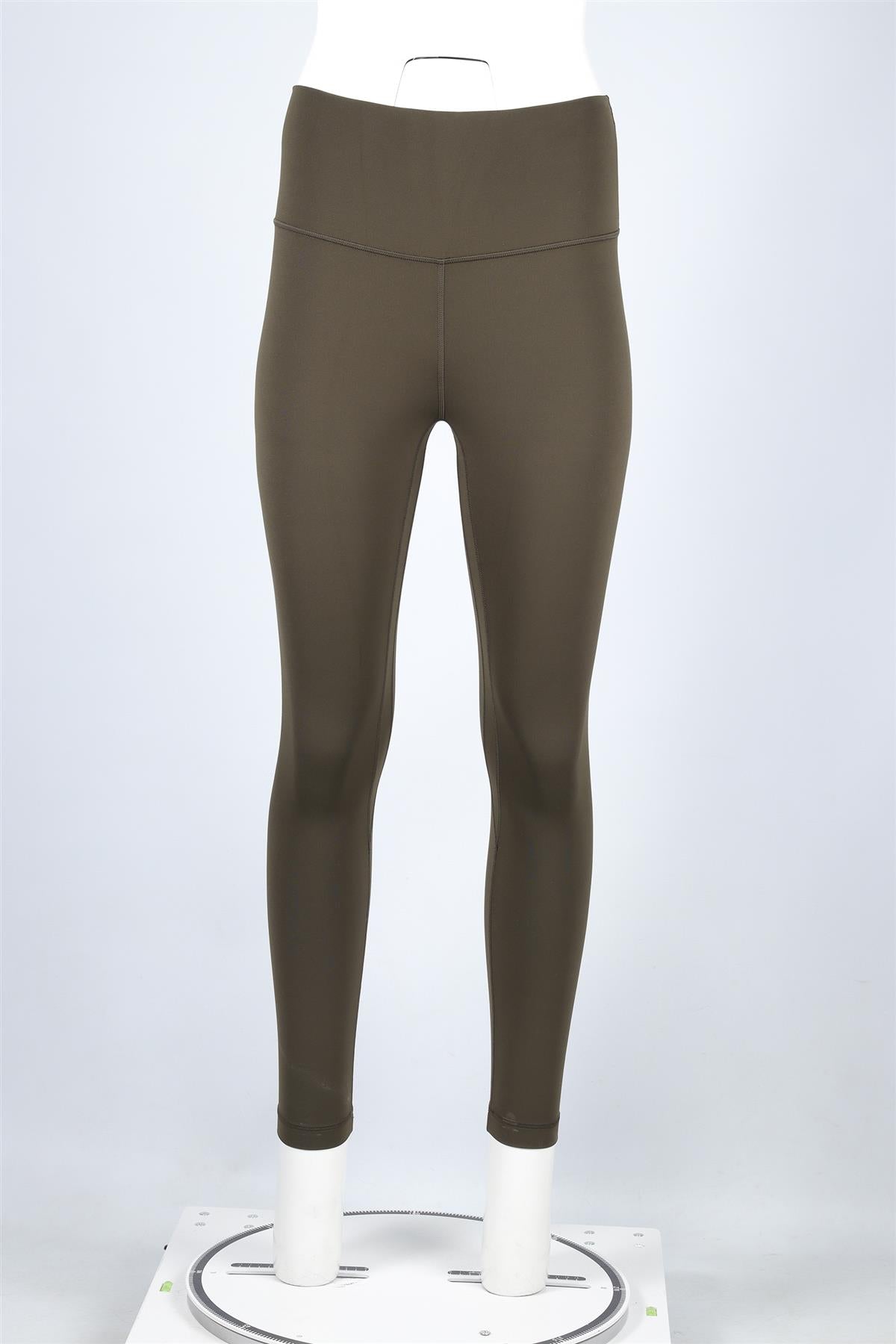 LULULEMON KHAKI JERSEY LEGGINGS US 6 UK 10