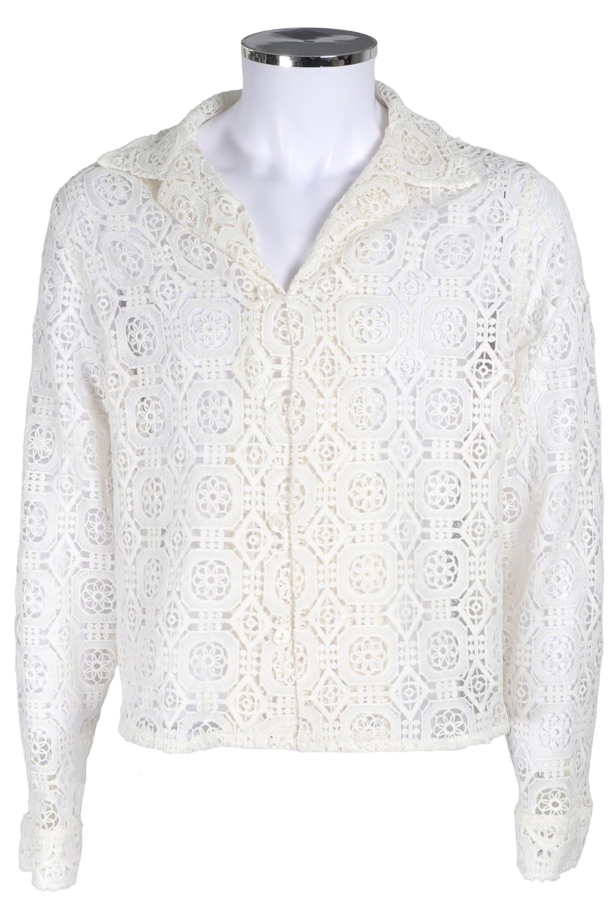 FORREST COMMONS CREAM MEN'S COTTON SHIRT XSMALL