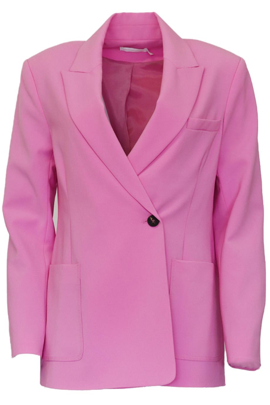 JONATHAN SIMKHAI OVERSIZED CREPE BLAZER US 4 UK 8