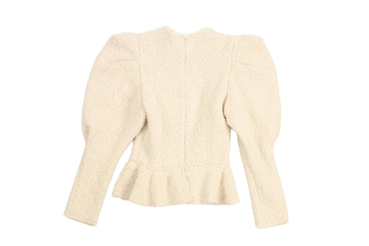 ISABEL MARANT CREAM WOOL TOP FR 36 UK 8