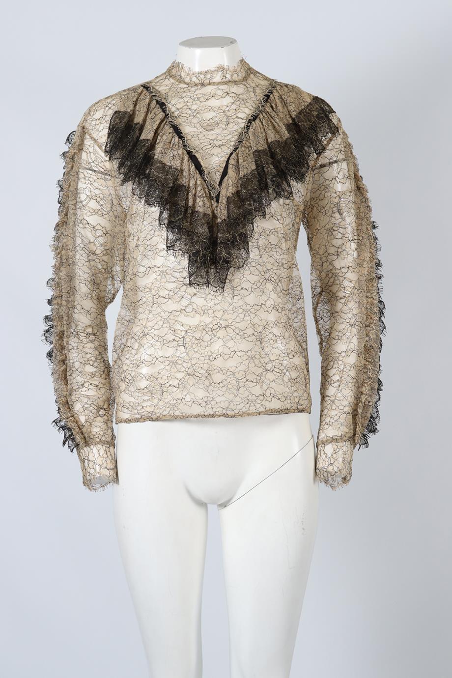 PREEN BY THORNTON BREGAZZI LACE TOP SMALL