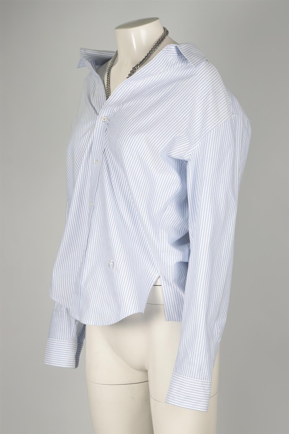 ALEXANDER WANG BLUE COTTON SHIRT SMALL