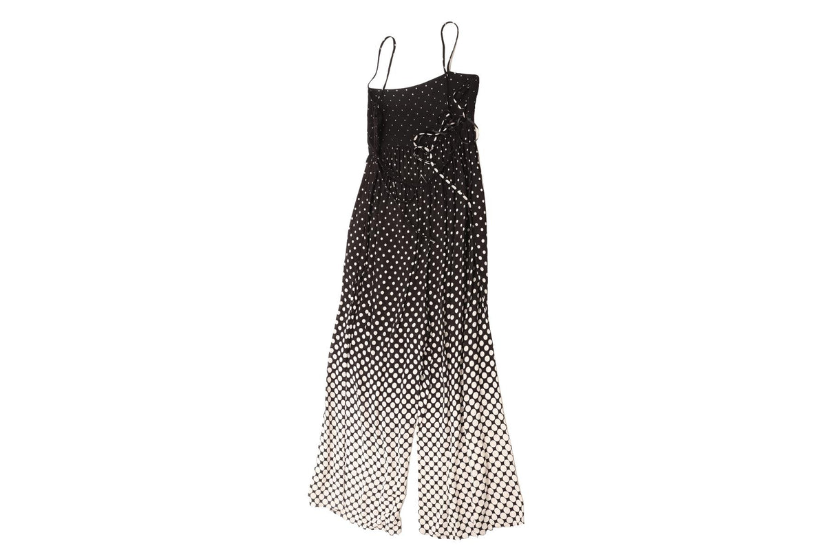 ZIMMERMANN BLACK CREPE JUMPSUIT 1 UK 10