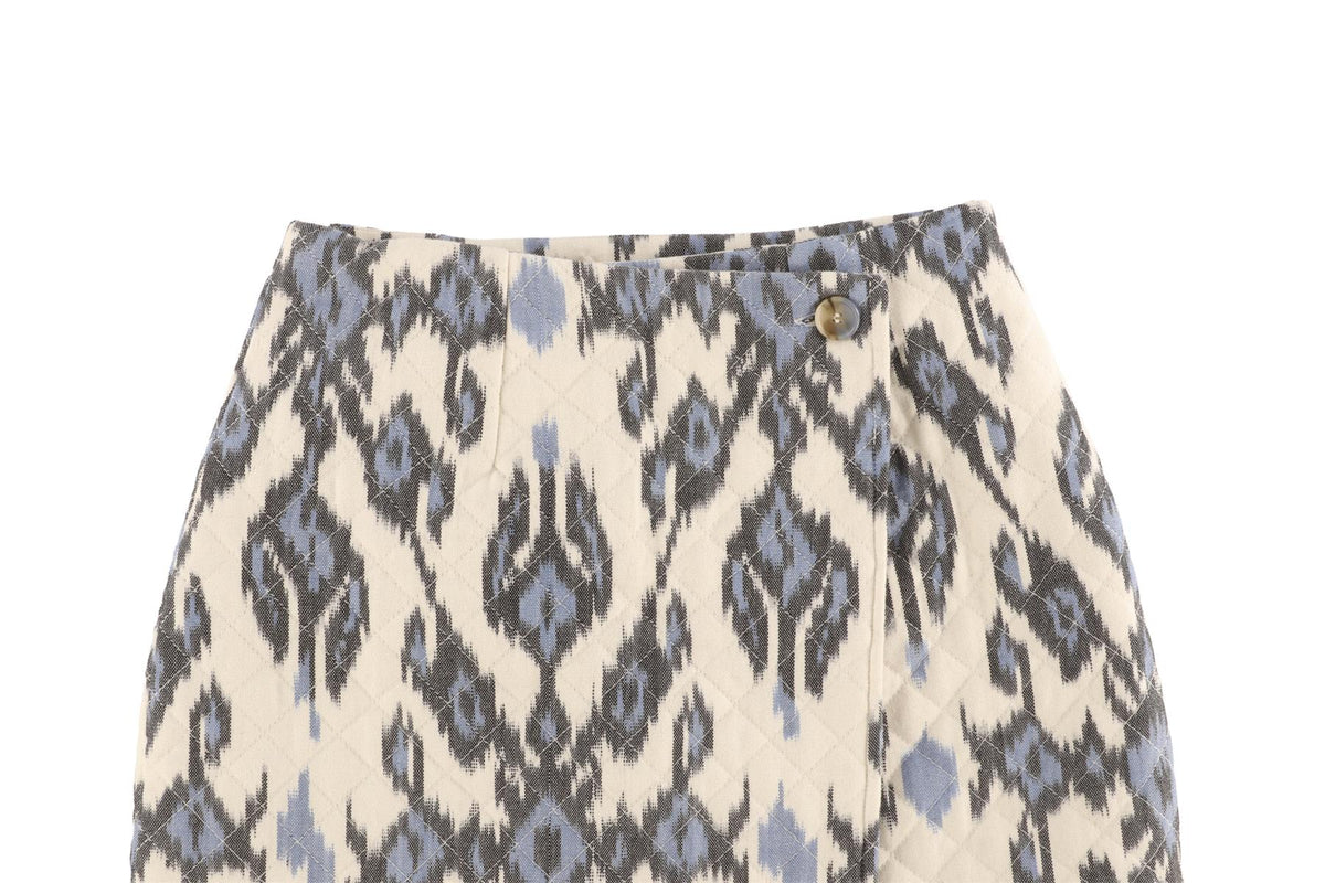 ULLA JOHNSON MULTI COTTON MINI SKIRT US 00 UK 2
