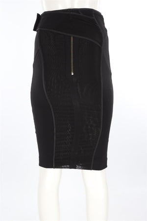 TOM FORD BLACK JERSEY SKIRT IT 36 UK 4
