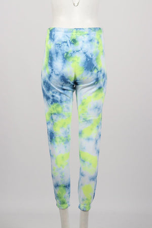 AVIATOR NATION TIE DYED COTTON BLEND TRACK PANTS XSMALL