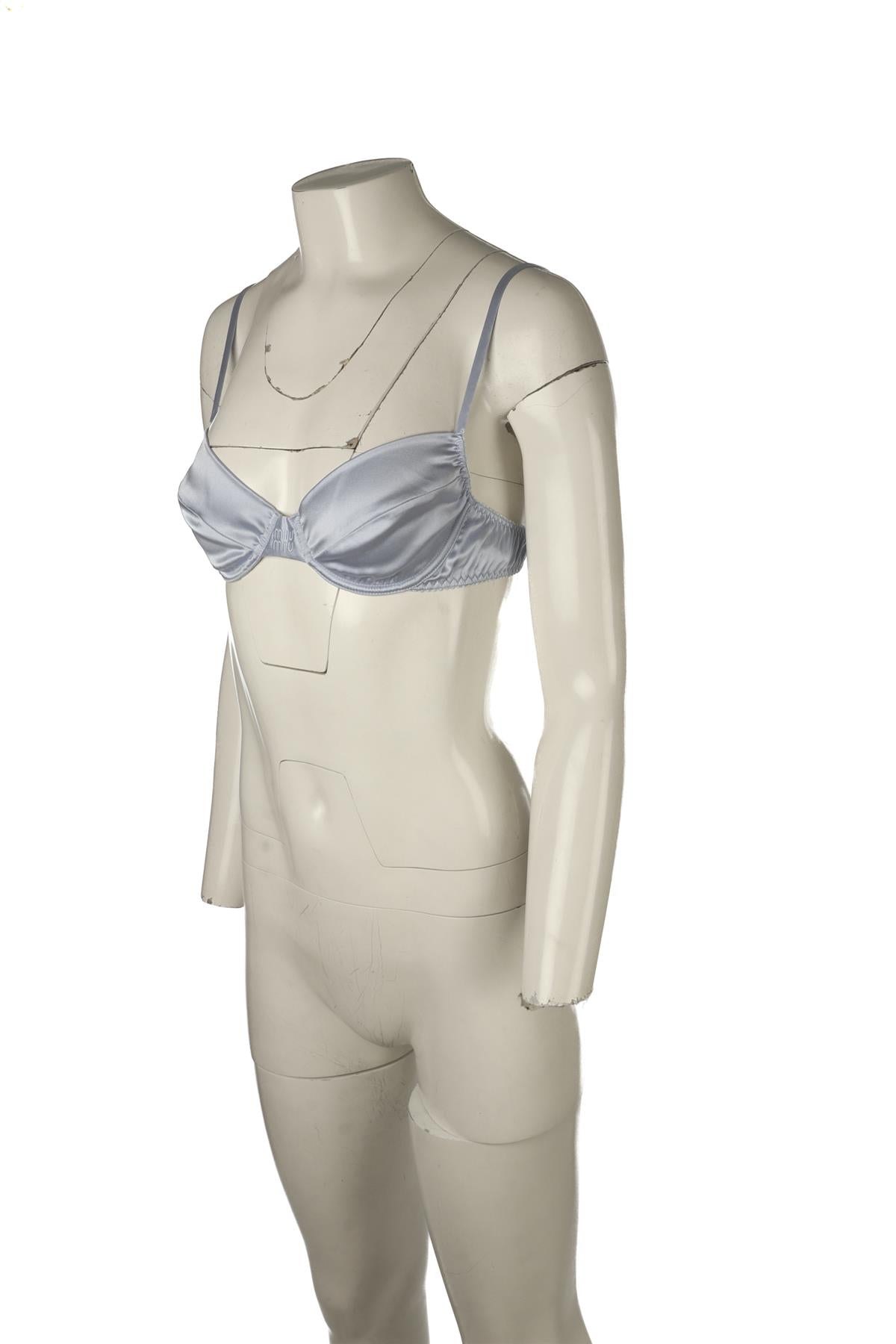 MIU MIU BLUE SILK BRA 3