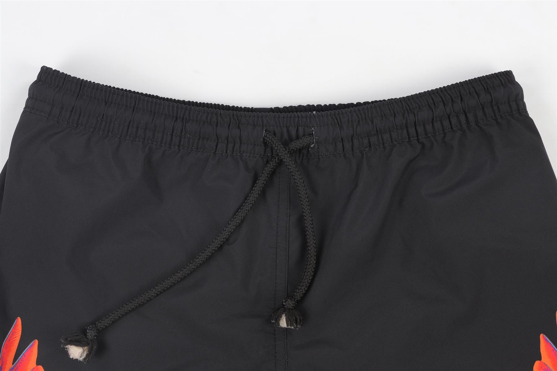 MARCELO BURLON BLACK KIDS BOYS SWIM SHORTS 10 YEARS