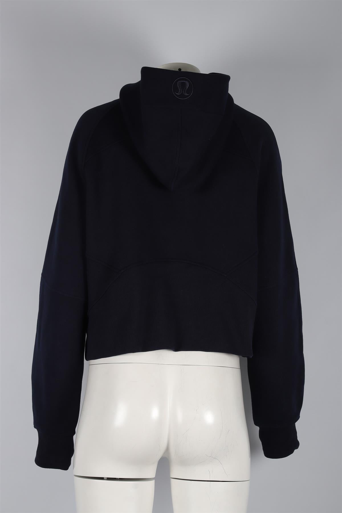 LULULEMON NAVY COTTON HOODIE MEDIUM/LARGE