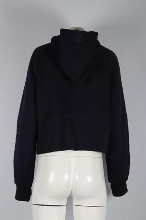 LULULEMON NAVY COTTON HOODIE MEDIUM/LARGE