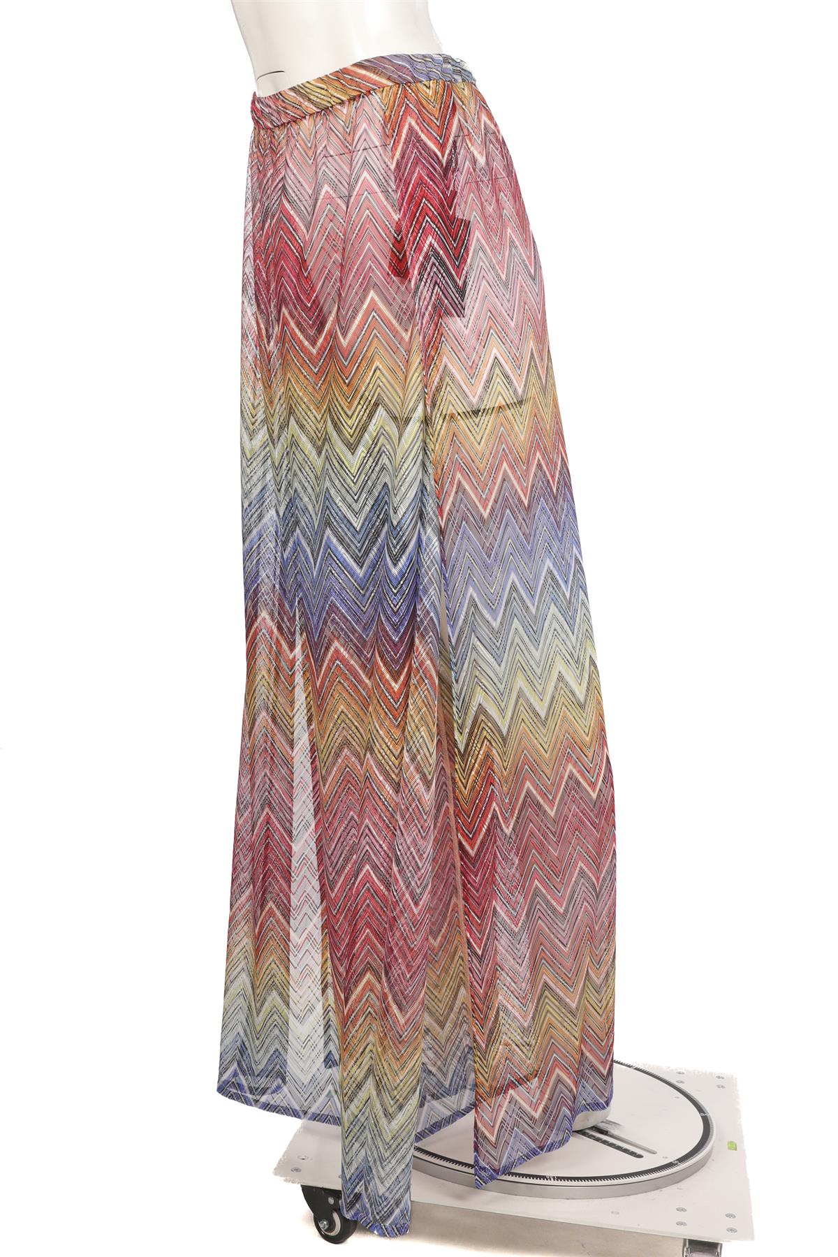 MISSONI MULTI CROCHET WIDE LEG PANTS IT 46 UK 14