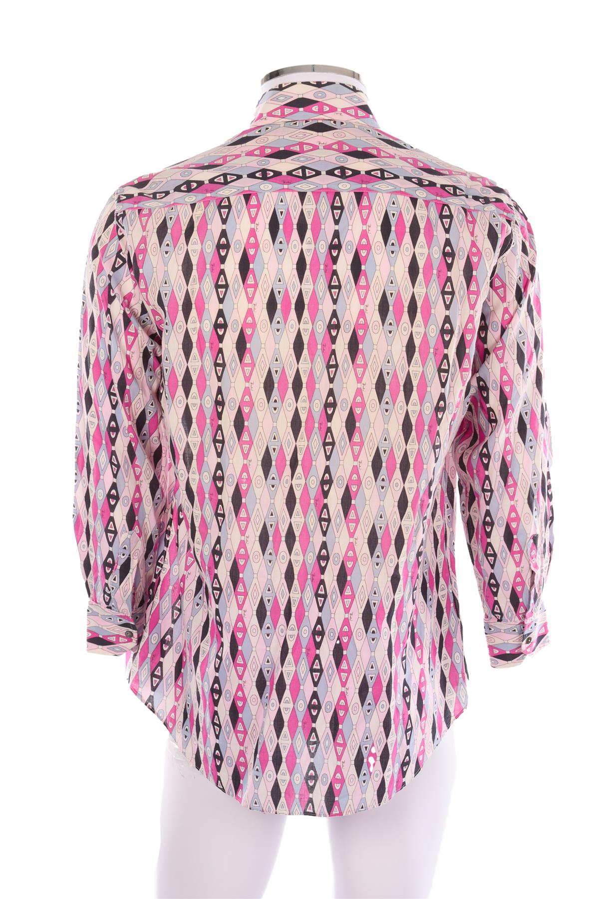 EMILIO PUCCI MULTI MEN'S 1970'S SHIRT IT 46