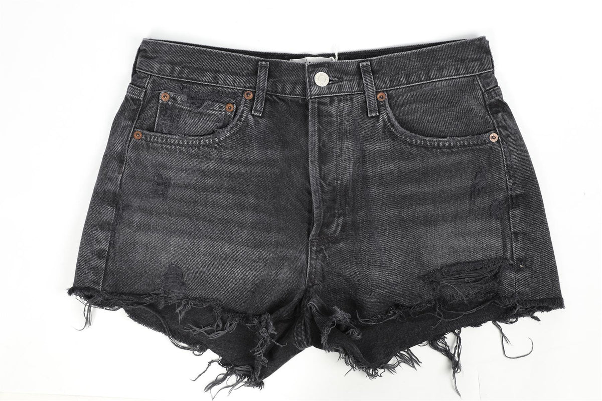 AGOLDE HIGH RISE DENIM SHORTS W27 UK 8-10