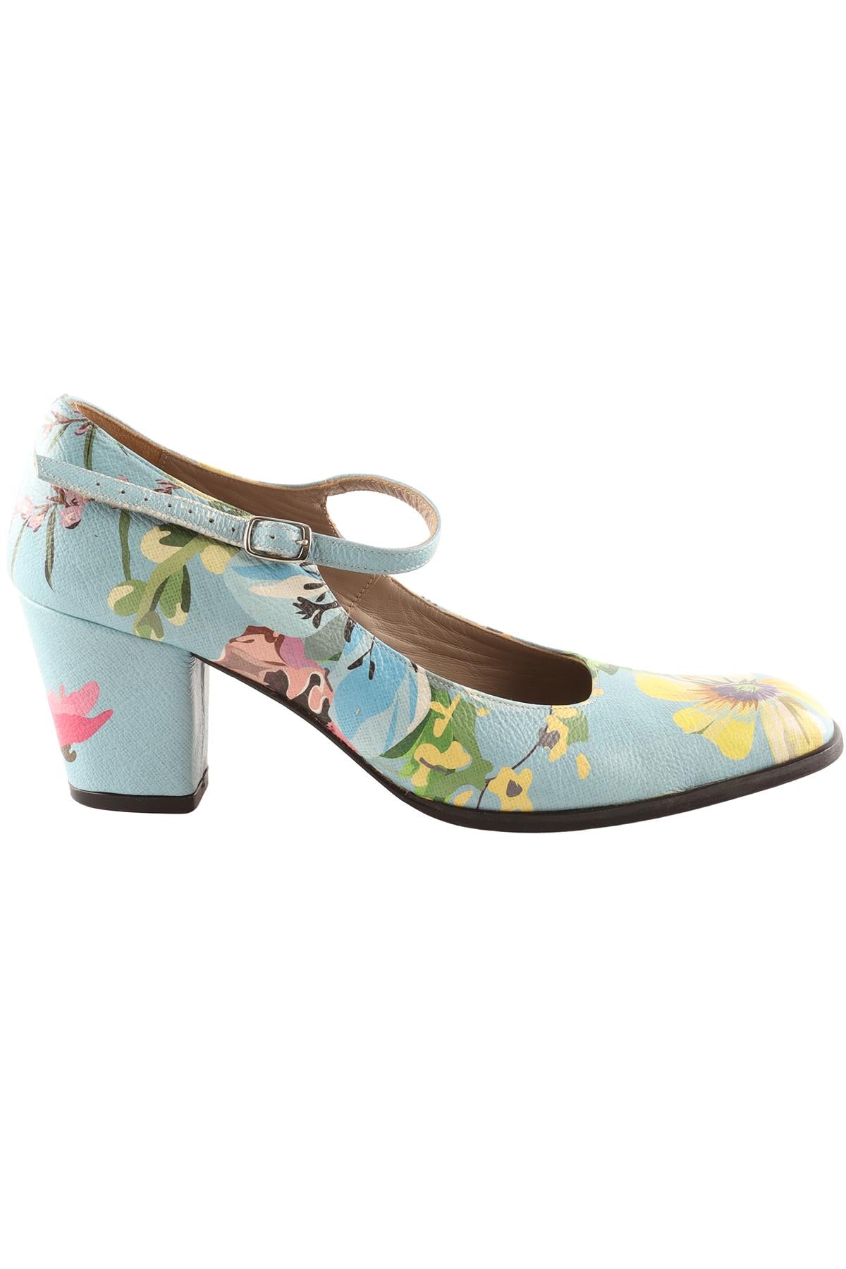 PREEN BY THORNTON BREGAZZI MULTI LEATHER PUMPS EU 40 UK 7 US 10
