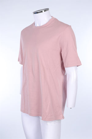 BRUNELLO CUCINELLI PINK MEN'S COTTON T-SHIRT LARGE