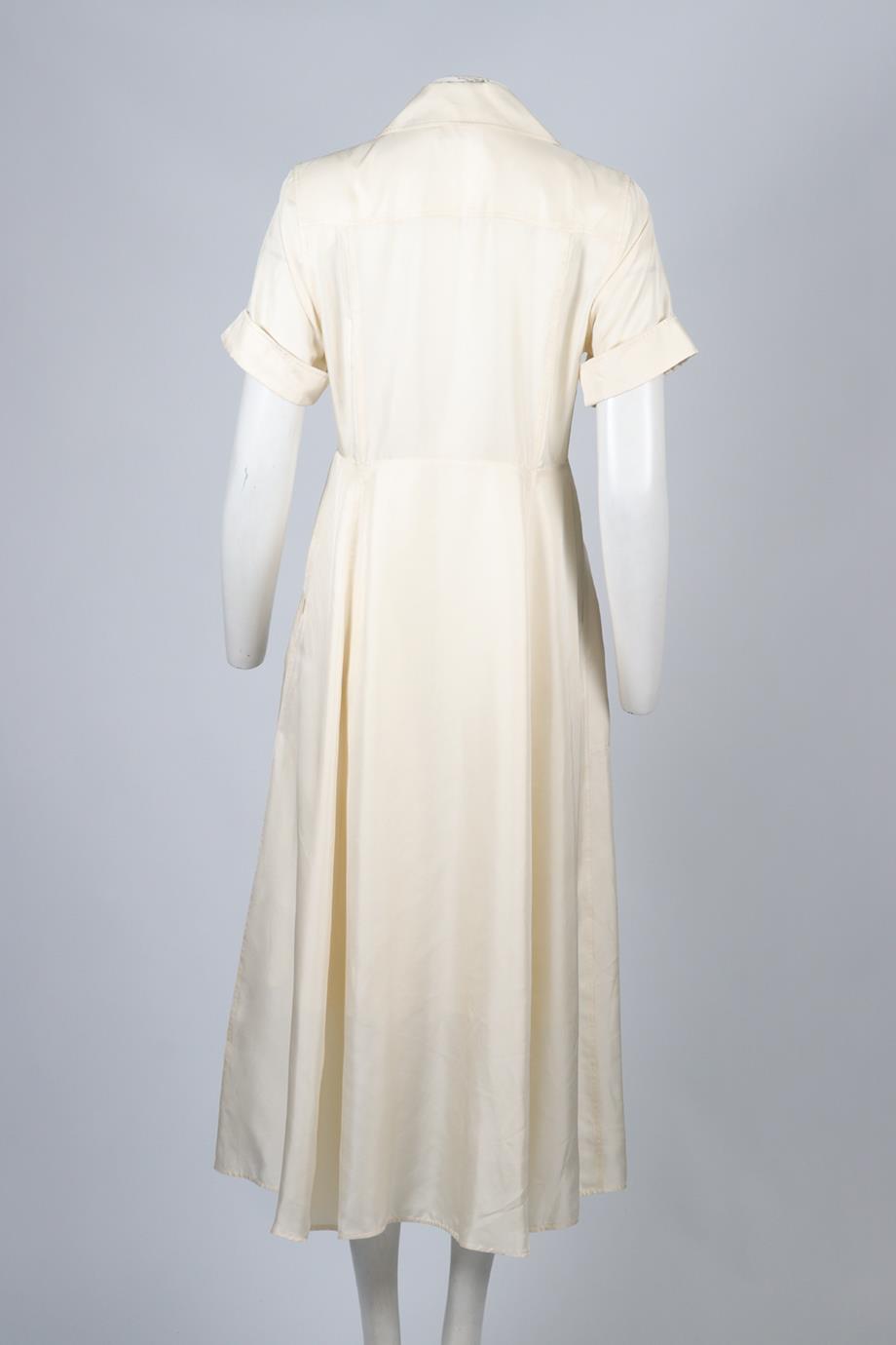 CALVIN KLEIN SILK MAXI DRESS IT 40 UK 8